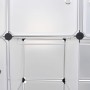 Modularer Kleiderschrank mit 14 Fächern weiß 37x146x180,5 cm von vidaXL, Kleiderschränke - Ref: Foro24-240500, Preis: 90,98 €...