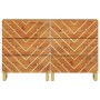 Beistellschrank 2 Stk. schwarzbraunes Mangoholz 60x33,5x75cm von vidaXL, Sideboards - Ref: Foro24-3206281, Preis: 297,10 €, R...