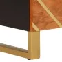 Armario auxiliar 3 uds madera mango marrón negro 60x33,5x75cm de vidaXL, Aparadores - Ref: Foro24-3206282, Precio: 391,24 €, ...
