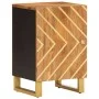 Bathroom furniture set 4 pieces solid mango wood brown and black by vidaXL, Bathroom furniture - Ref: Foro24-3206291, Price: ...