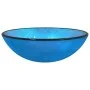 Blue tempered glass sink 42x14 cm by vidaXL, Sinks - Ref: Foro24-345265, Price: 74,52 €, Discount: %