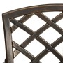 Bistrotisch und Stühle 3 Stück Aluminiumguss Bronzefarbe von vidaXL, Gartensets - Ref: Foro24-3070583, Preis: 474,76 €, Rabat...