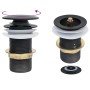 Lavabo con grifo y tapón pulsador cristal templado esmerilado de vidaXL, Lavabos - Ref: Foro24-3098445, Precio: 101,19 €, Des...