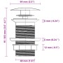 Lavabo con grifo y tapón pulsador cristal templado esmerilado de vidaXL, Lavabos - Ref: Foro24-3098445, Precio: 101,19 €, Des...
