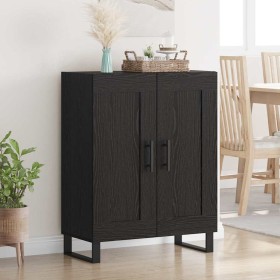 Vitrina Roble Negro 69,5 x 34 x 90 cm