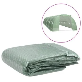 Cubierta repuesto de invernadero verde (32 m²) 400x800x200 cm de vidaXL, Jardinería - Ref: Foro24-316446, Precio: 141,86 €, D...