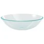 Washbasin with faucet and transparent tempered glass push-button stopper by vidaXL, Sinks - Ref: Foro24-3098440, Price: 88,69...