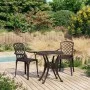 Bistro table and chairs 3 pieces cast aluminum bronze color by vidaXL, Garden sets - Ref: Foro24-3070580, Price: 404,85 €, Di...