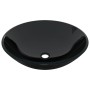 Sink and faucet with black tempered glass push-button stopper by vidaXL, Sinks - Ref: Foro24-3098450, Price: 99,35 €, Discoun...