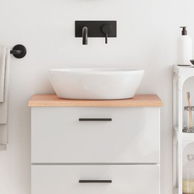 Encimera de baño madera maciza tratada marrón claro 60x30x2 cm by vidaXL, Countertops - Ref: Foro24-3156101, Price: 37,84 €, ...