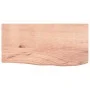 Encimera baño madera maciza tratada marrón claro 60x30x(2-6) cm de vidaXL, Encimeras - Ref: Foro24-3156103, Precio: 63,98 €, ...