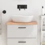 Encimera baño madera maciza tratada marrón claro 60x40x(2-4) cm by vidaXL, Countertops - Ref: Foro24-3156105, Price: 63,44 €,...