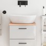 Solid light brown treated wood bathroom countertop 40x30x2 cm by vidaXL, Countertops - Ref: Foro24-3156089, Price: 26,08 €, D...