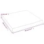 Badezimmerarbeitsplatte aus hellbraun behandeltem Massivholz, 40 x 40 x (2-4) cm von vidaXL, Arbeitsplatten - Ref: Foro24-315...