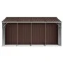 Cobertizo de jardín acero galvanizado marrón 277x365,5x179 cm de vidaXL, Cobertizos - Ref: Foro24-3188297, Precio: 569,51 €, ...