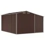 Cobertizo de jardín acero galvanizado marrón 277x365,5x179 cm de vidaXL, Cobertizos - Ref: Foro24-3188297, Precio: 569,51 €, ...