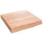 Solid light brown treated wood bathroom countertop 40x40x(2-6) cm by vidaXL, Countertops - Ref: Foro24-3156094, Price: 36,93 ...