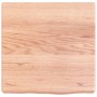 Solid light brown treated wood bathroom countertop 40x40x(2-6) cm by vidaXL, Countertops - Ref: Foro24-3156094, Price: 37,43 ...