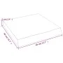 Encimera baño madera maciza tratada marrón claro 40x40x(2-6) cm de vidaXL, Encimeras - Ref: Foro24-3156094, Precio: 36,93 €, ...