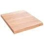 Encimera baño madera maciza tratada marrón claro 40x50x(2-4) cm de vidaXL, Encimeras - Ref: Foro24-3156096, Precio: 35,56 €, ...