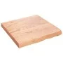 Badezimmerarbeitsplatte aus hellbraun behandeltem Massivholz, 60 x 60 x (2–6) cm von vidaXL, Arbeitsplatten - Ref: Foro24-315...