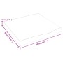 Light brown treated solid wood bathroom countertop 60x60x(2-6) cm by vidaXL, Countertops - Ref: Foro24-3156112, Price: 68,43 ...