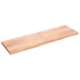 Light brown treated solid wood bathroom countertop 200x60x(2-6)cm by vidaXL, Countertops - Ref: Foro24-3156176, Price: 182,02...
