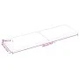 Encimera baño madera maciza tratada marrón claro 200x60x(2-4)cm de vidaXL, Encimeras - Ref: Foro24-3156175, Precio: 155,03 €,...