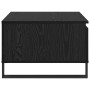 Mesa de Café Roble negro 55 x 55 x 36.5 cm Madera contrachapada