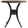 Bistro table and chairs 3 pieces cast aluminum bronze color by vidaXL, Garden sets - Ref: Foro24-3070580, Price: 404,85 €, Di...