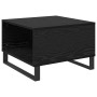 Mesa de Café Roble negro 55 x 55 x 36.5 cm Madera contrachapada