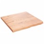 Solid light brown treated wood bathroom countertop 60x60x(2-4) cm by vidaXL, Countertops - Ref: Foro24-3156111, Price: 57,35 ...