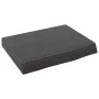 Encimera baño madera maciza tratada marrón oscuro 40x30x(2-6)cm by vidaXL, Countertops - Ref: Foro24-3156187, Price: 37,78 €,...