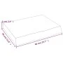 Encimera baño madera maciza tratada marrón oscuro 40x30x(2-6)cm by vidaXL, Countertops - Ref: Foro24-3156187, Price: 37,78 €,...