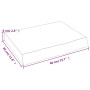 Encimera baño madera maciza tratada marrón oscuro 40x30x(2-6)cm von vidaXL, Arbeitsplatten - Ref: Foro24-3156187, Preis: 38,4...