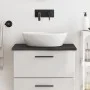 Solid dark brown treated wood bathroom countertop 60x50x2 cm by vidaXL, Countertops - Ref: Foro24-3156203, Price: 51,74 €, Di...