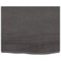 Massivholz-Badezimmerarbeitsplatte in dunkelbraun 60x50x2 cm von vidaXL, Arbeitsplatten - Ref: Foro24-3156203, Preis: 50,74 €...