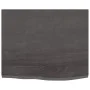Massivholz-Badezimmerarbeitsplatte in dunkelbraun 60x50x2 cm von vidaXL, Arbeitsplatten - Ref: Foro24-3156203, Preis: 51,74 €...