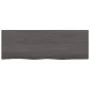 Encimera baño madera maciza tratada marrón oscuro 80x30x(2-4)cm de vidaXL, Encimeras - Ref: Foro24-3156210, Precio: 42,62 €, ...
