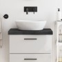 Dark brown treated solid wood bathroom countertop 60x50x(2-6)cm by vidaXL, Countertops - Ref: Foro24-3156205, Price: 59,85 €,...