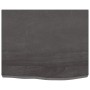 Dark brown treated solid wood bathroom countertop 60x50x(2-6)cm by vidaXL, Countertops - Ref: Foro24-3156205, Price: 59,85 €,...