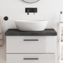 Encimera baño madera maciza tratada marrón oscuro 80x50x(2-6)cm de vidaXL, Encimeras - Ref: Foro24-3156217, Precio: 73,45 €, ...