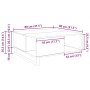 Mesa de Café Roble artisan 80 x 80 x 36.5 cm