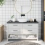 Encimera de baño madera tratada marrón oscuro 120x30x(2-6) cm von vidaXL, Arbeitsplatten - Ref: Foro24-3156234, Preis: 72,59 ...
