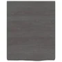 Behandelte dunkelbraune Holz-Badezimmerarbeitsplatte 40x50x(2-6) cm von vidaXL, Arbeitsplatten - Ref: Foro24-3156193, Preis: ...