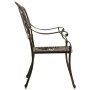 Bistrotisch und Stühle, 5 Stück, Aluminiumguss, bronzefarben von vidaXL, Gartensets - Ref: Foro24-3070604, Preis: 926,74 €, R...