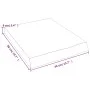 Behandelte dunkelbraune Holz-Badezimmerarbeitsplatte 40x50x(2-6) cm von vidaXL, Arbeitsplatten - Ref: Foro24-3156193, Preis: ...