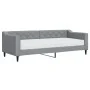 Sofa bed with light gray fabric mattress 80x200 cm by vidaXL, Beds and slatted bases - Ref: Foro24-3197403, Price: 312,16 €, ...