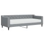 Sofá cama con colchón tela gris claro 80x200 cm de vidaXL, Camas y somieres - Ref: Foro24-3197403, Precio: 327,86 €, Descuent...