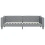 Sofa bed with light gray fabric mattress 80x200 cm by vidaXL, Beds and slatted bases - Ref: Foro24-3197403, Price: 312,16 €, ...